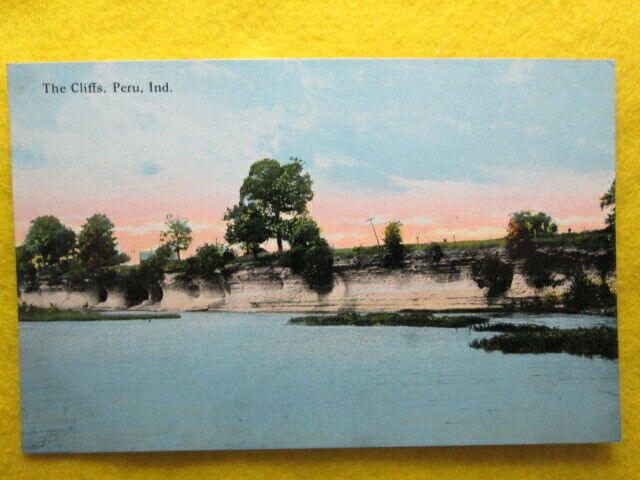 Antique The Cliffs, Peru, Indiana Postcard