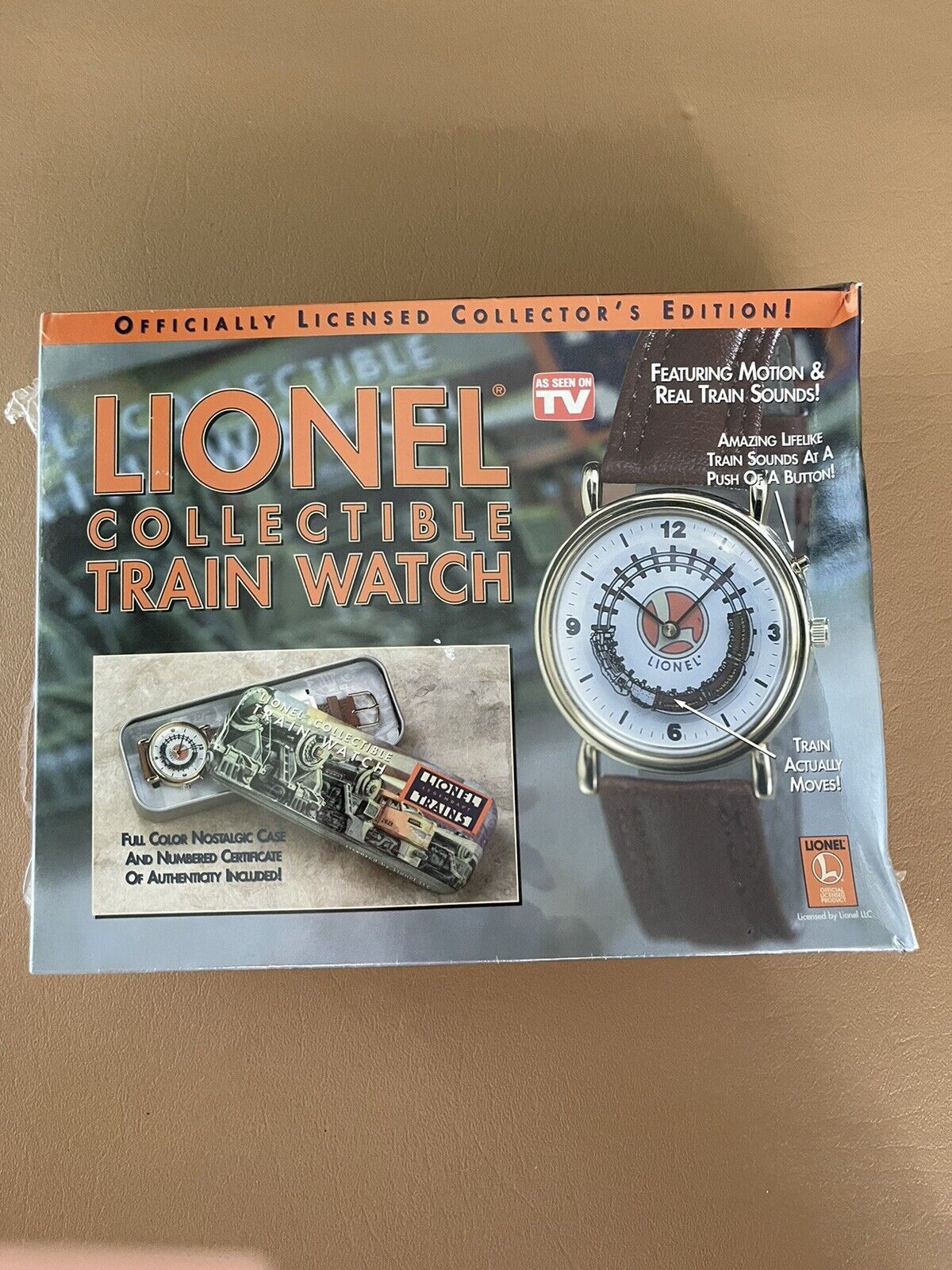 Lionel Collectible Train Watch TeleBrands Collectors Edition