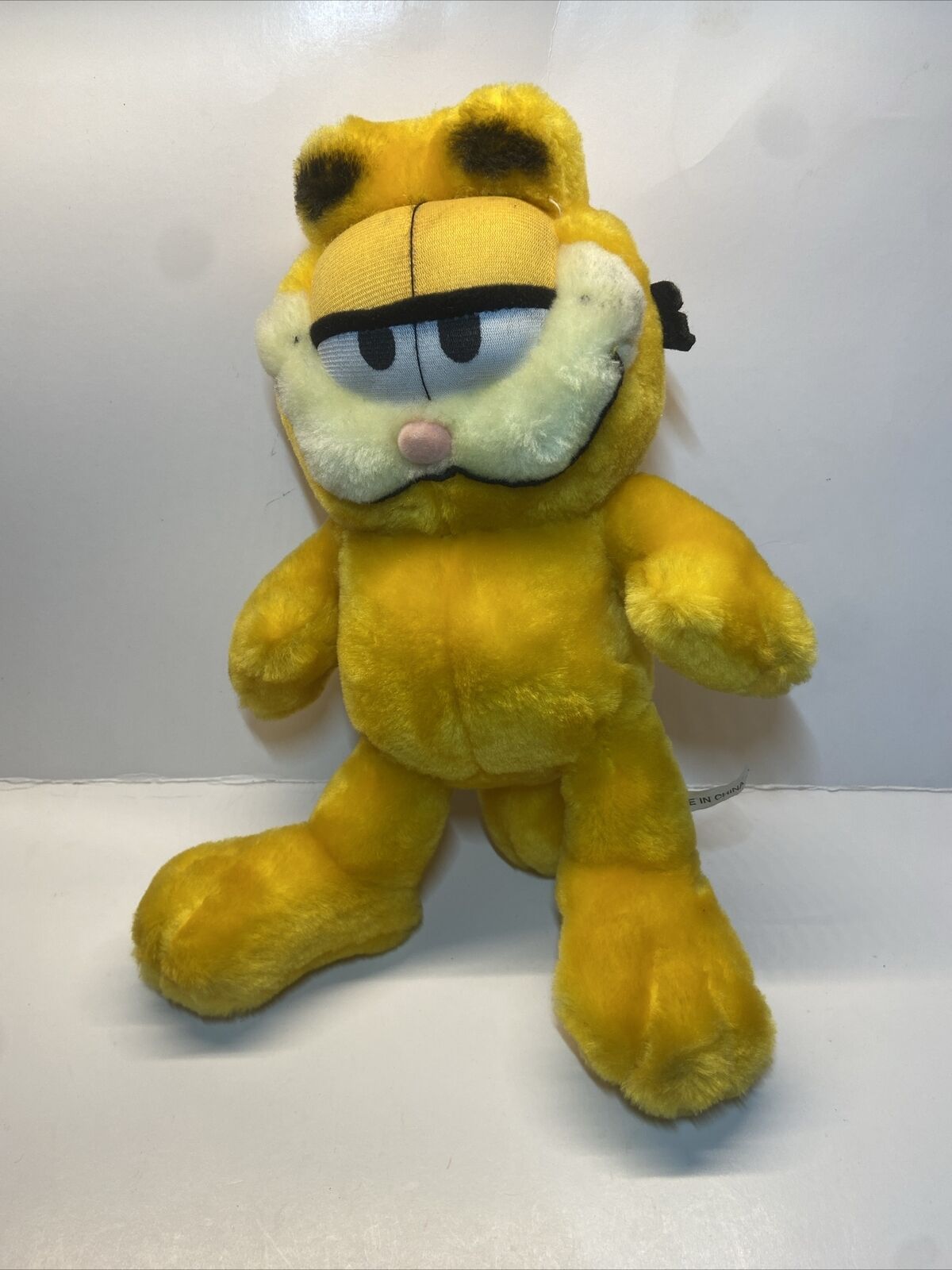 Garfield Plush 10” Vintage K-5472 Cloth Eyes Felt Whiskers