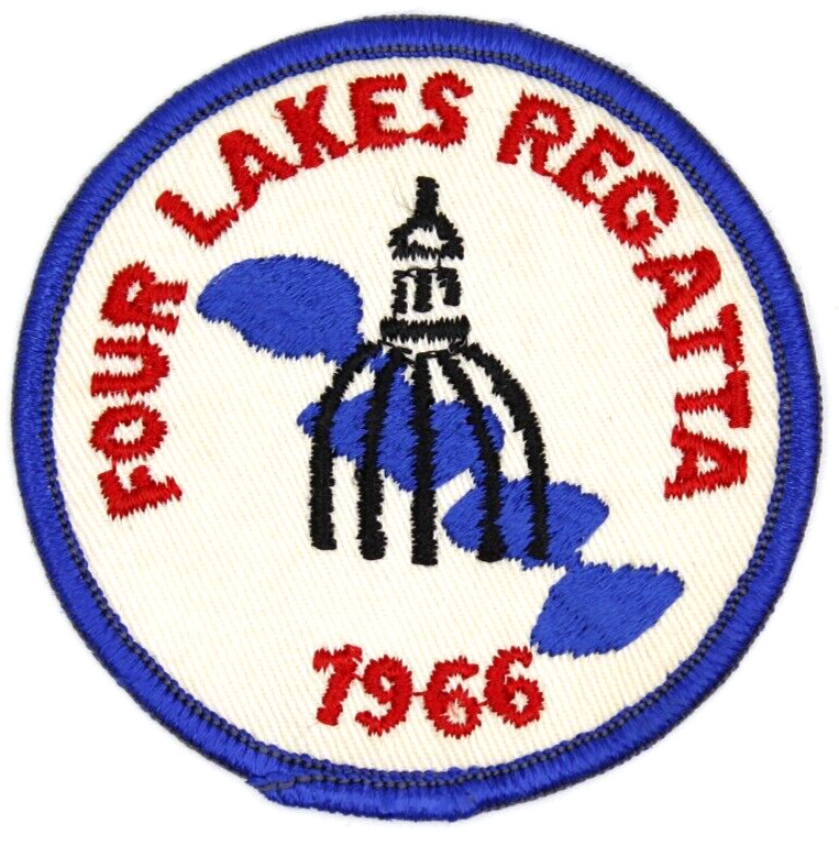 Vintage MINT 1966 Regatta Four Lakes Council Patch Wisconsin WI Boy Scouts BSA