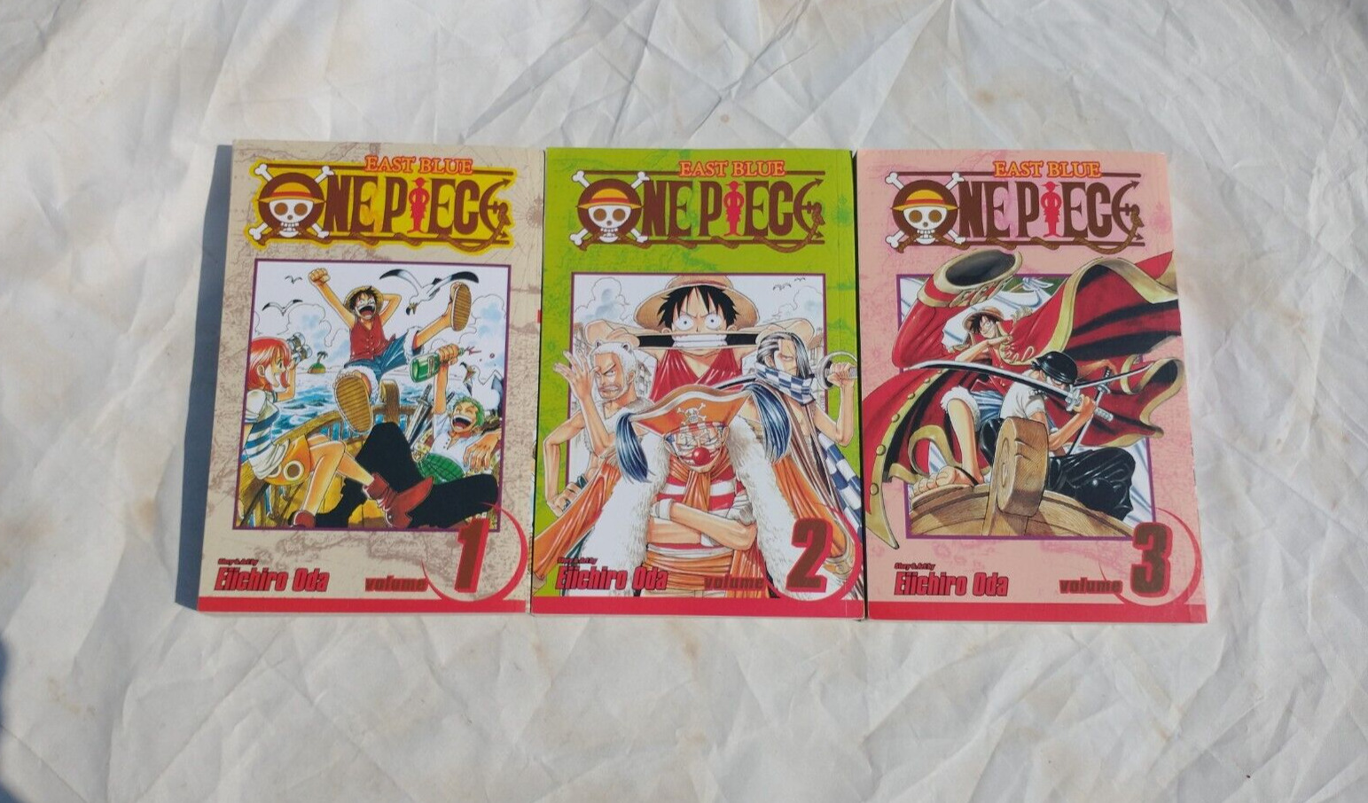 One Piece #1,2, and 3 (VIZ Media)