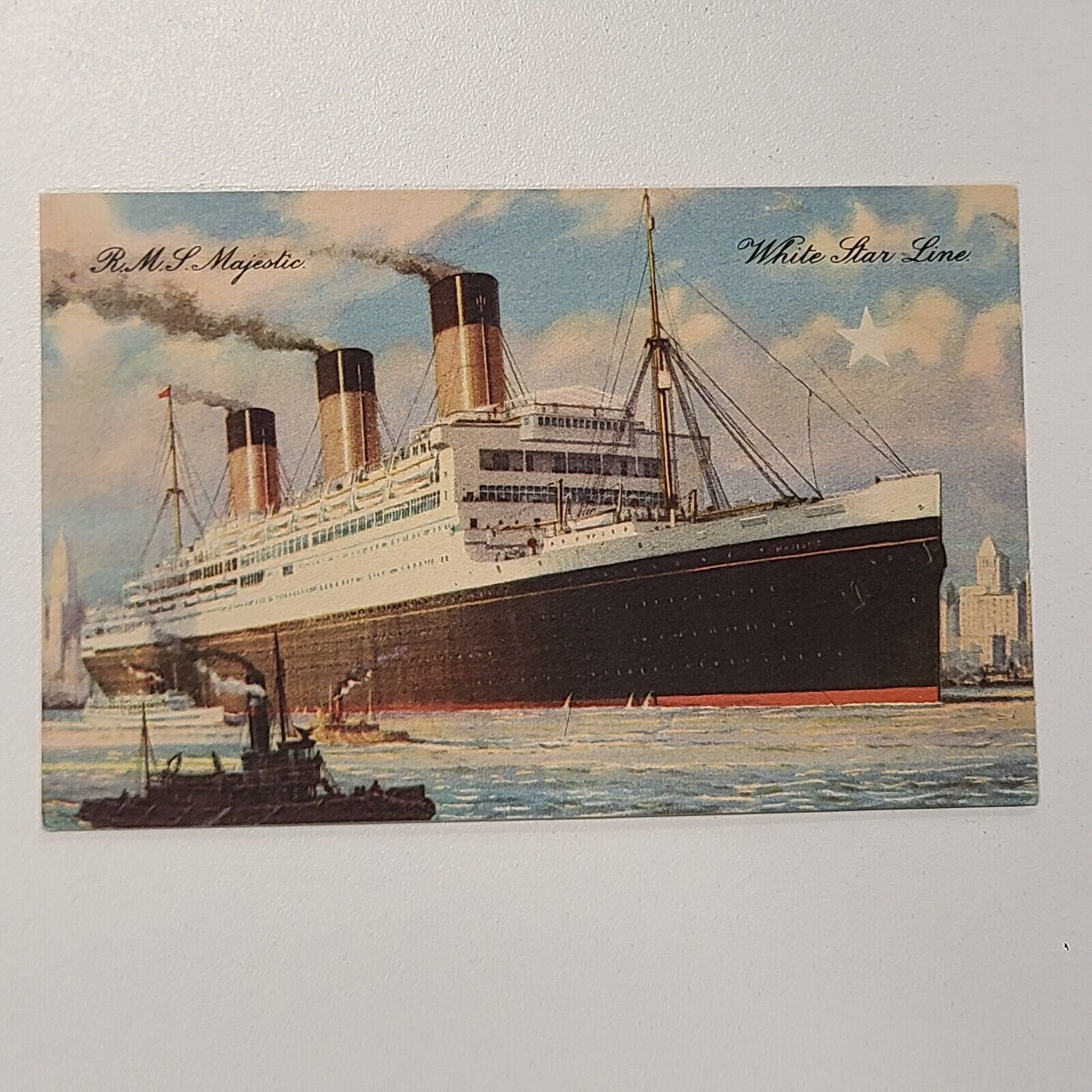 R.M.S. Majestic Postcard