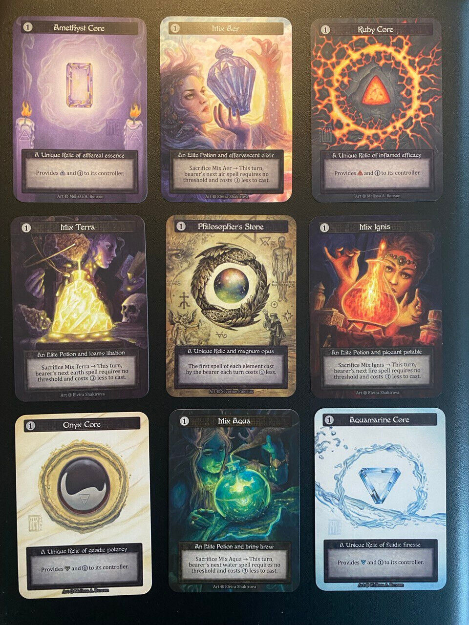 Sorcery Contested Realm ALPHA - Complete A9 Alchemy Set - Non Foil
