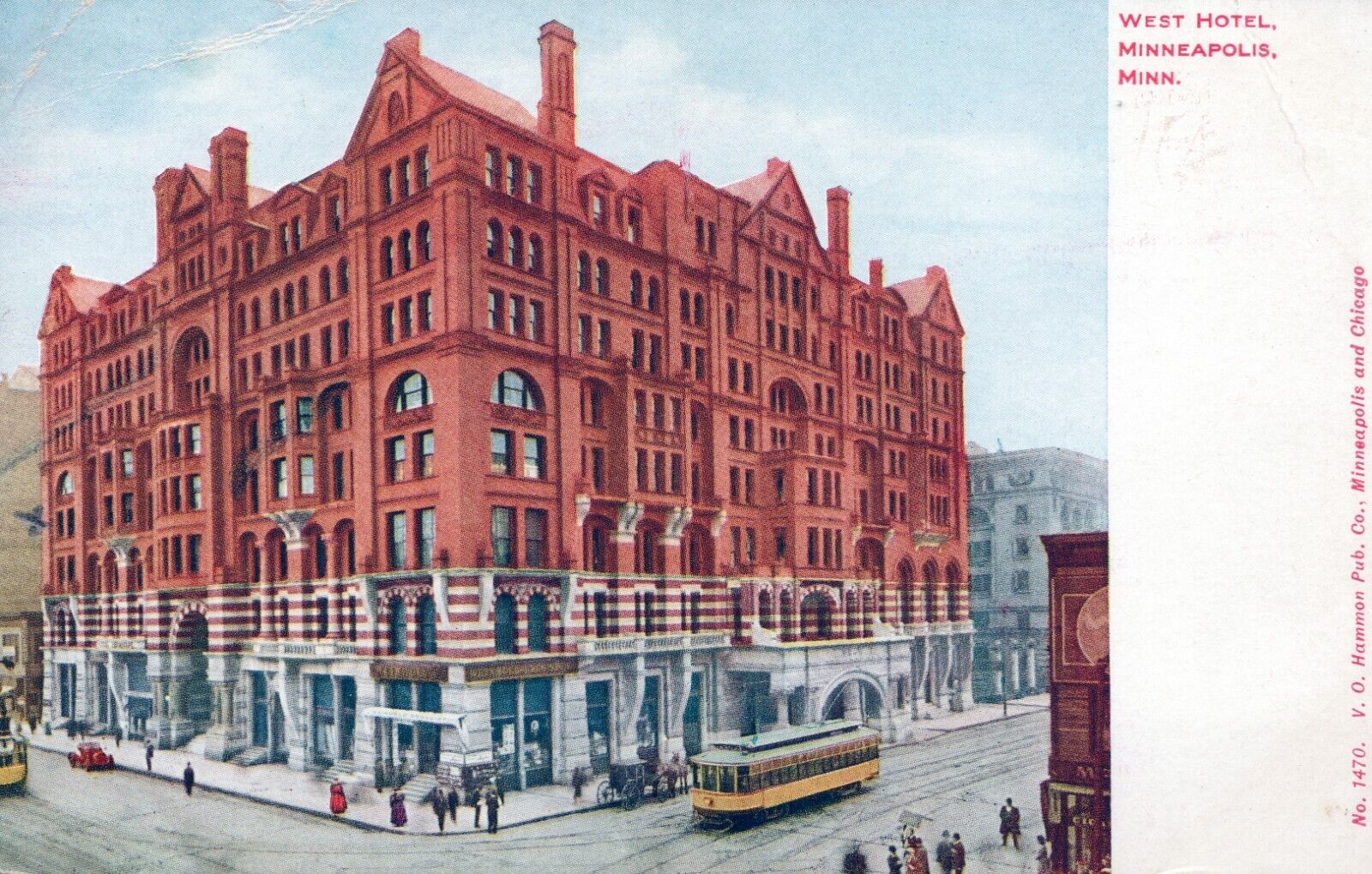 West Hotel, Minneapolis, Minnesota. Unposted Postcard