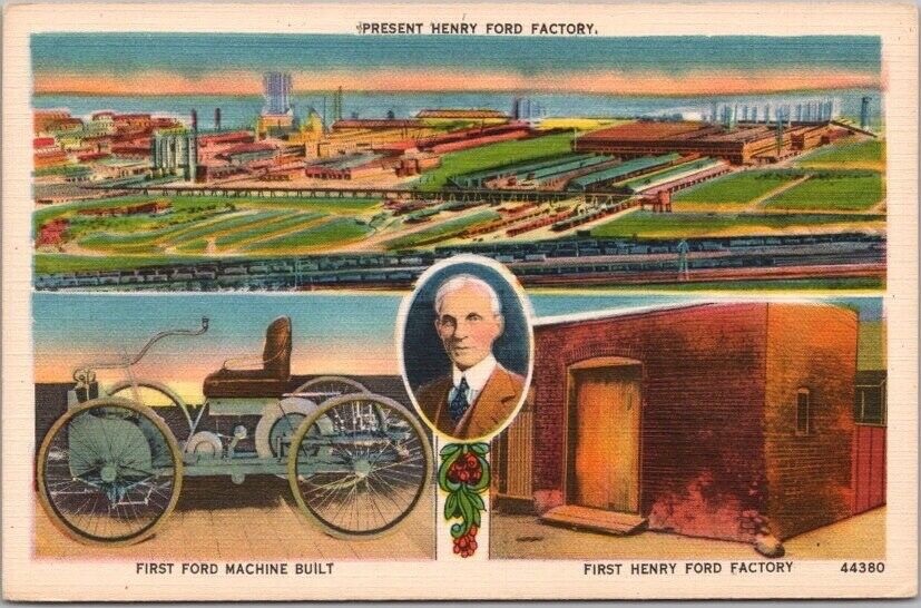 c1940s DETROIT, Michigan Postcard \