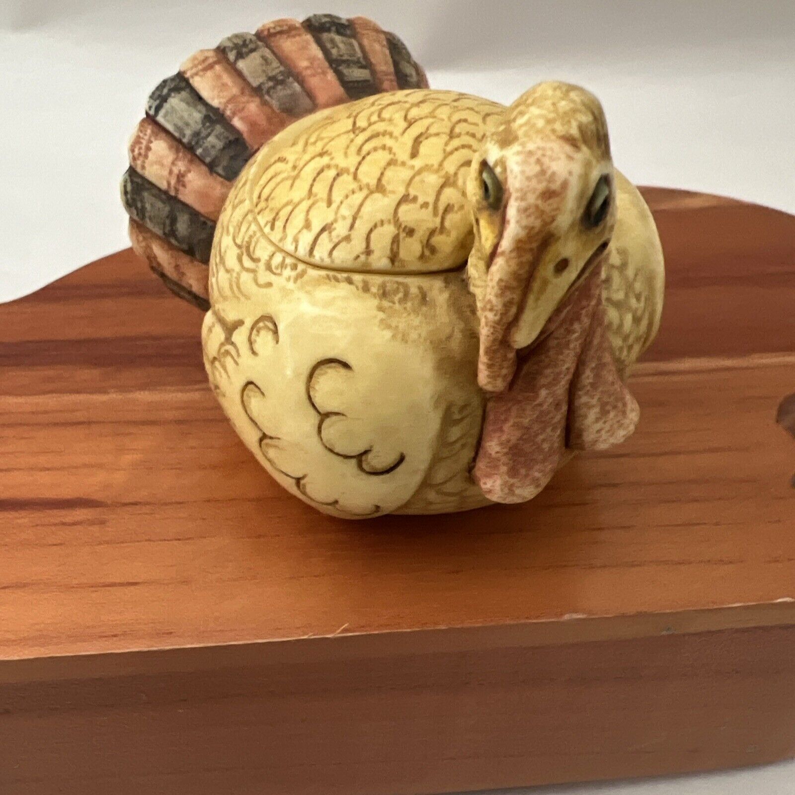 Harmony Ball Pot Bellys “Perkie” the Turkey Collectible Figurine w/ Card
