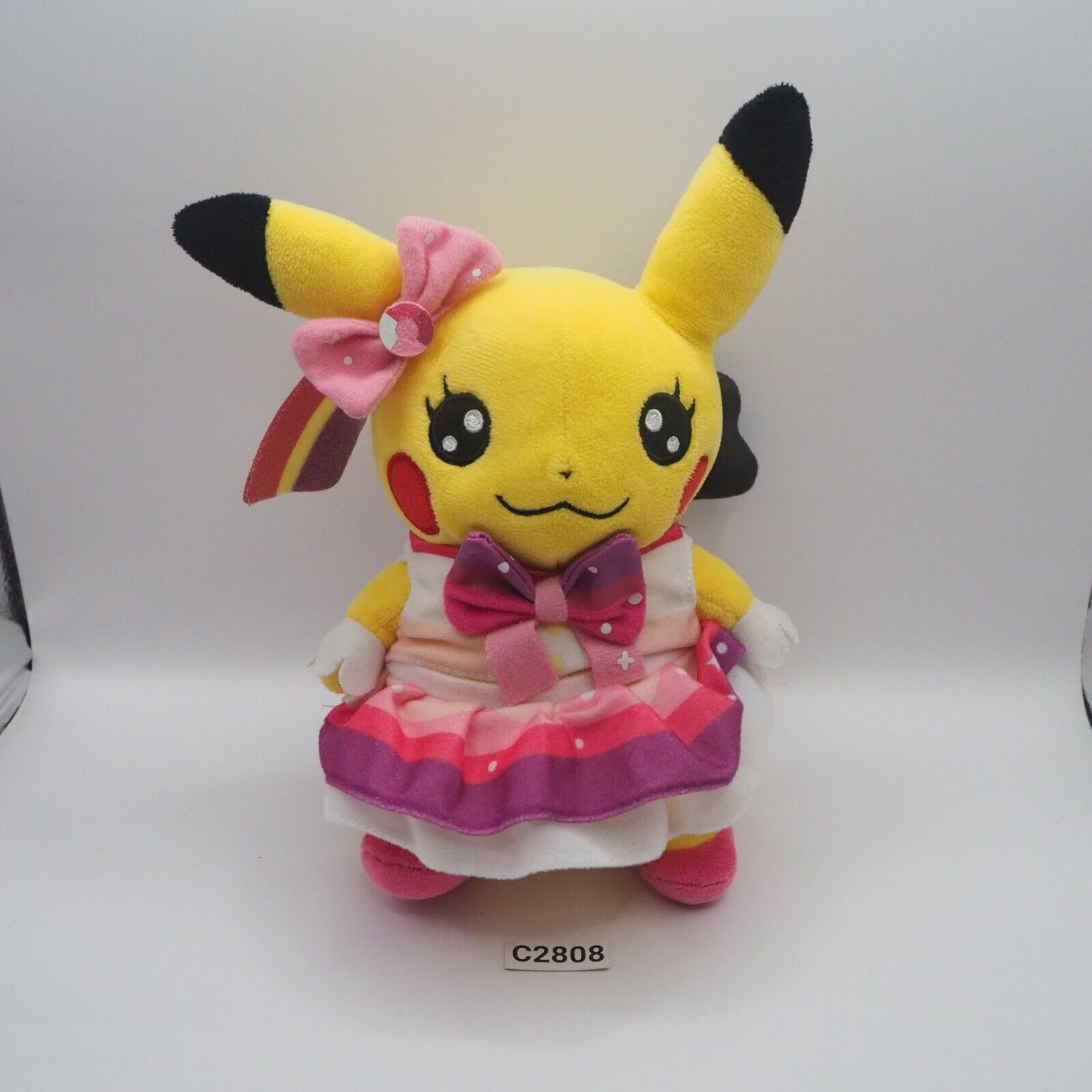 Pikachu Idol Pop Star C2808 Cosplay Pokemon Center 2014 Plush 8\