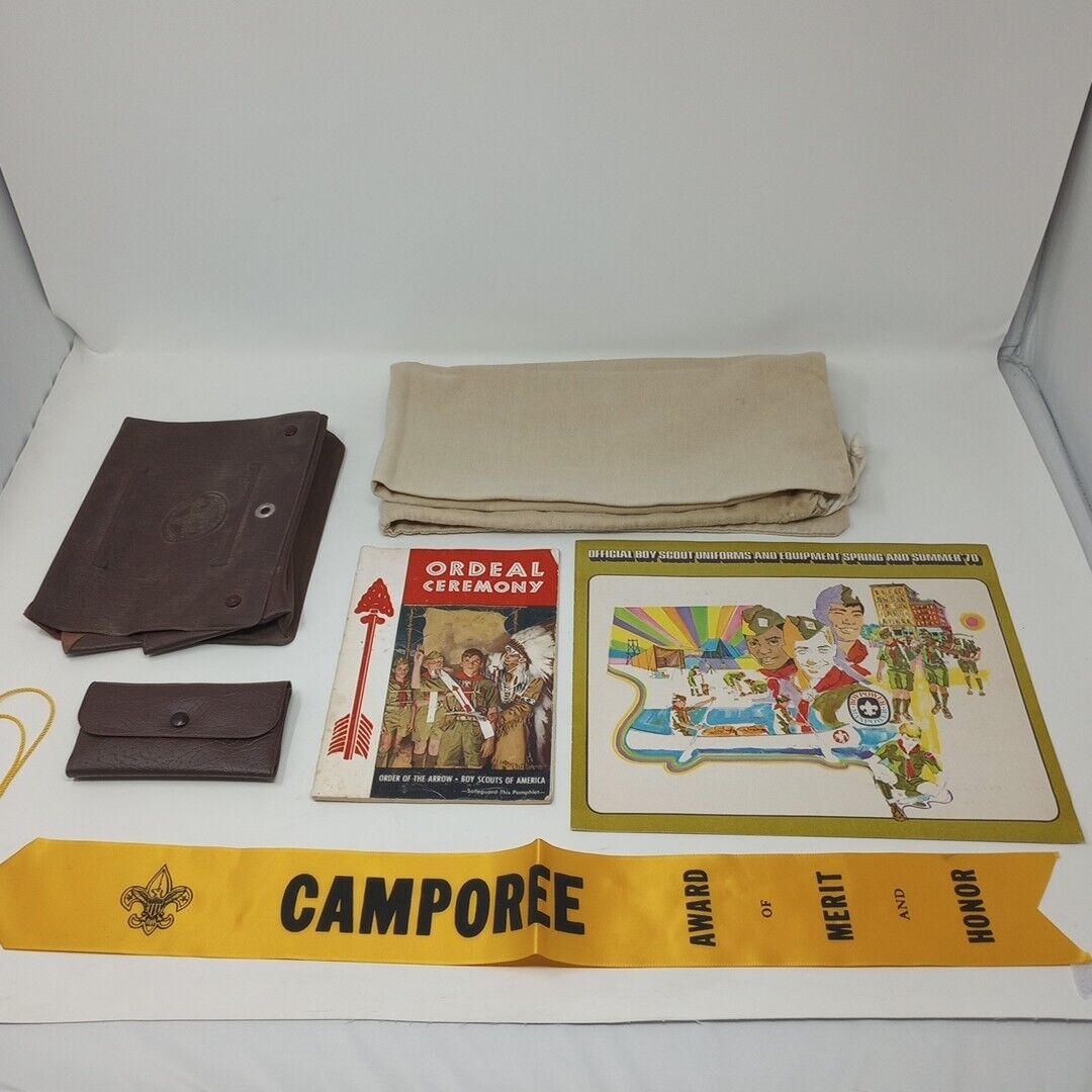 Lot Of Vintage 60's-70's Boy Scout BSA Items & Accessories