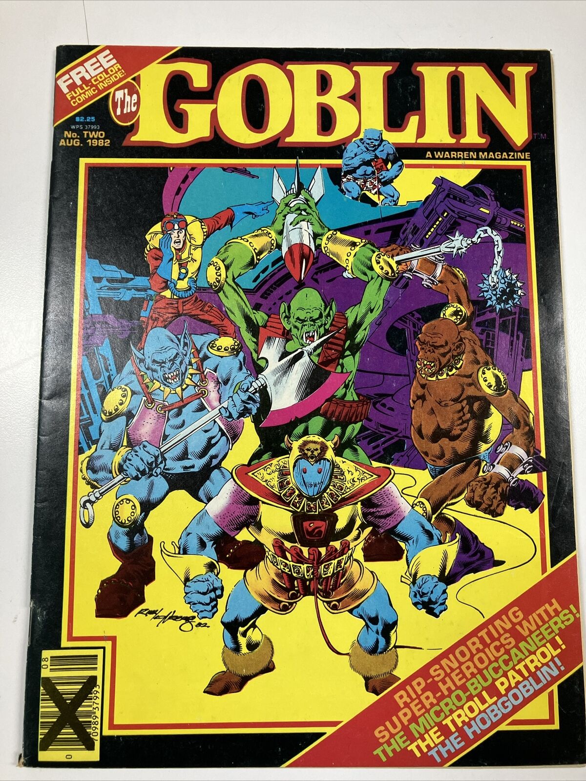 The Goblin #2 August 1982 Warren Magazine VINTAGE SUPERHERO Comic Book