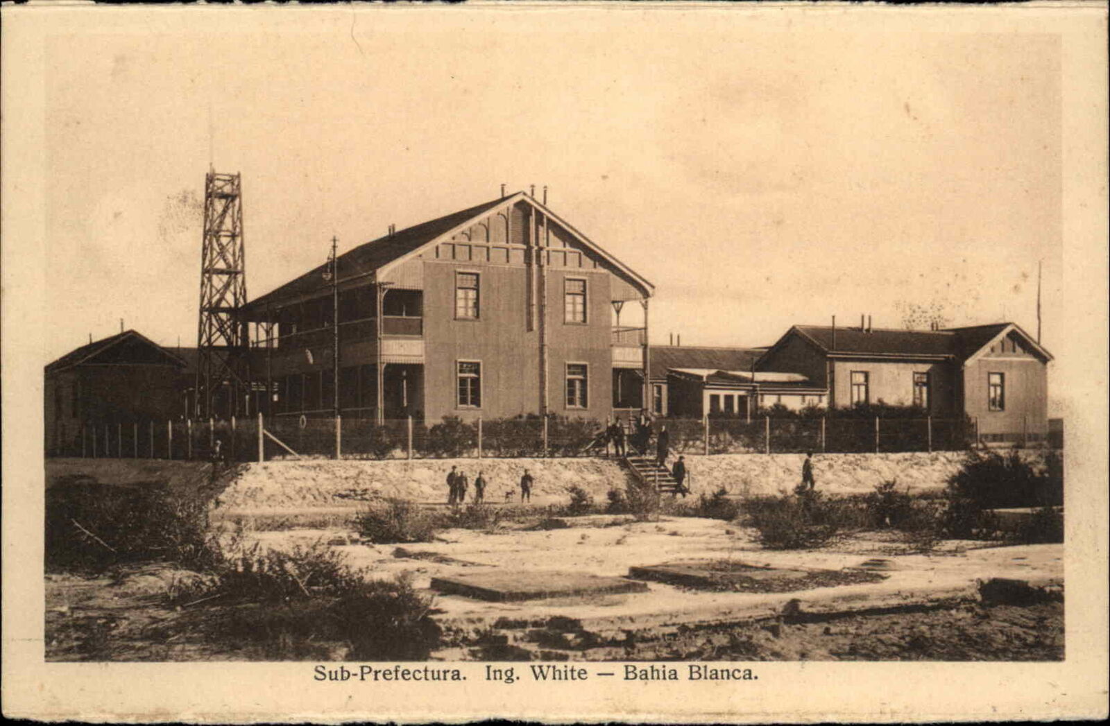 Bahia Blanca Argentina Sub-Prefectura Government Building Vintage Postcard