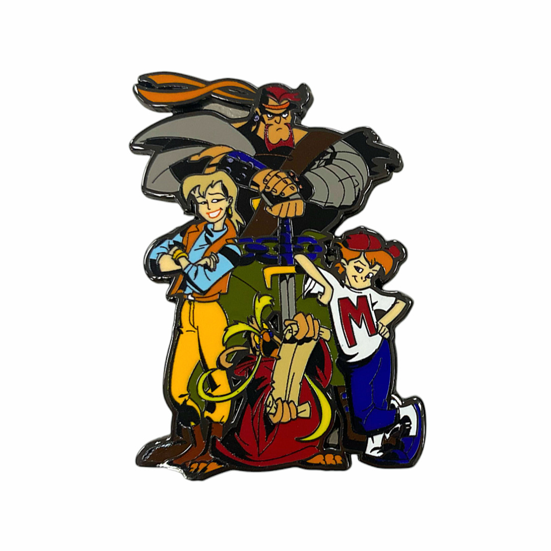 Mighty Max Toy Cartoon Character Hat Tie Tack Lapel Pin