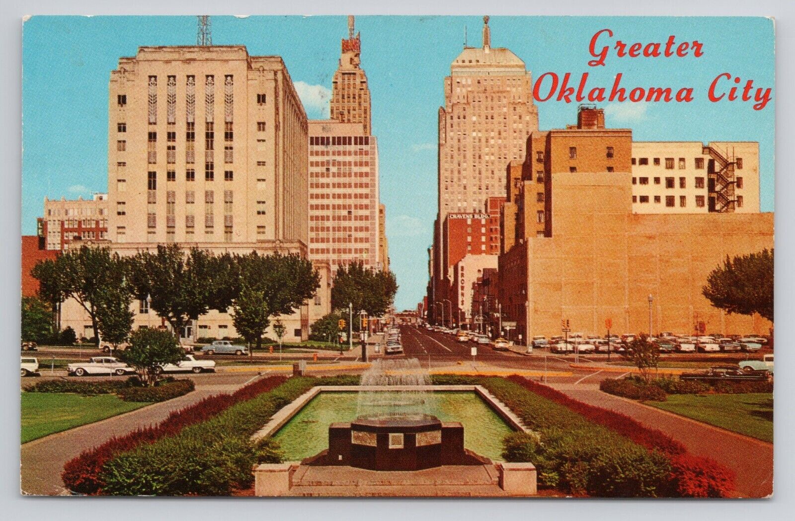 Postcard Greater Oklahoma City Oklahoma 1964
