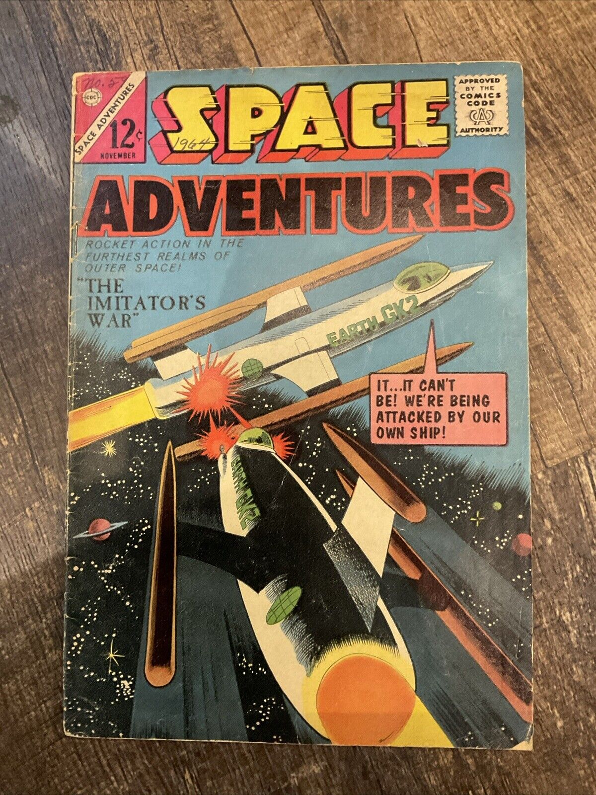 1964 SPACE ADVENTURES #59 G/VG 3.0 Charlton