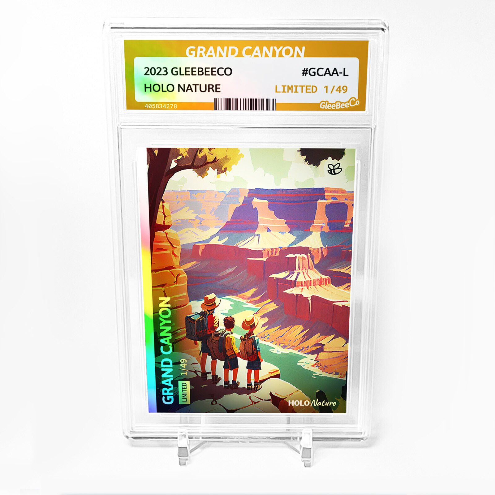 GRAND CANYON Adventure of a Lifetime Card 2023 GleeBeeCo Holo Nature #GCAA-L /49