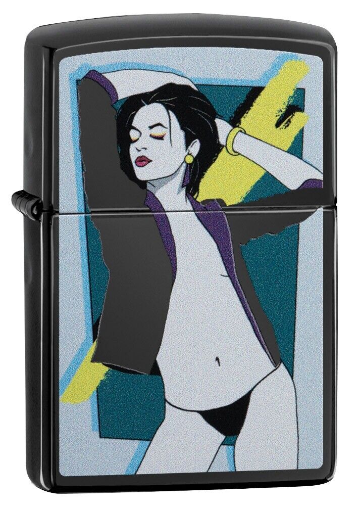 Zippo Pop Art Women Design Windproof Pocket Lighter, 24756-078379