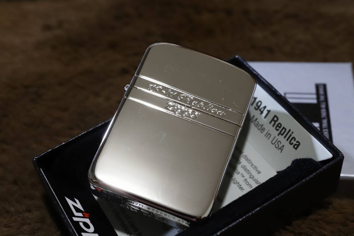 Zippo Limited Rare 1941 Side Shell Platinum Coating Serial Number 0011