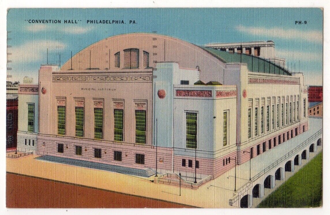Philadelphia Pennsylvania c1940\'s Convention Hall, demolished in 2005