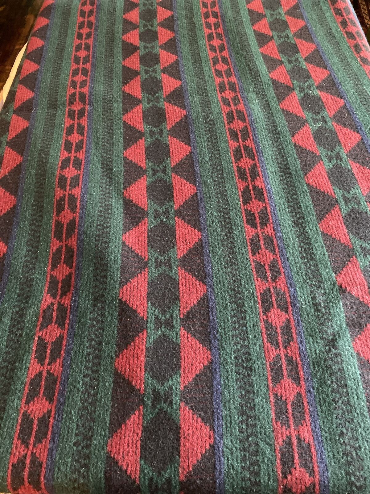 Vintage Woolrich Wool Twin Blanket Southwestern