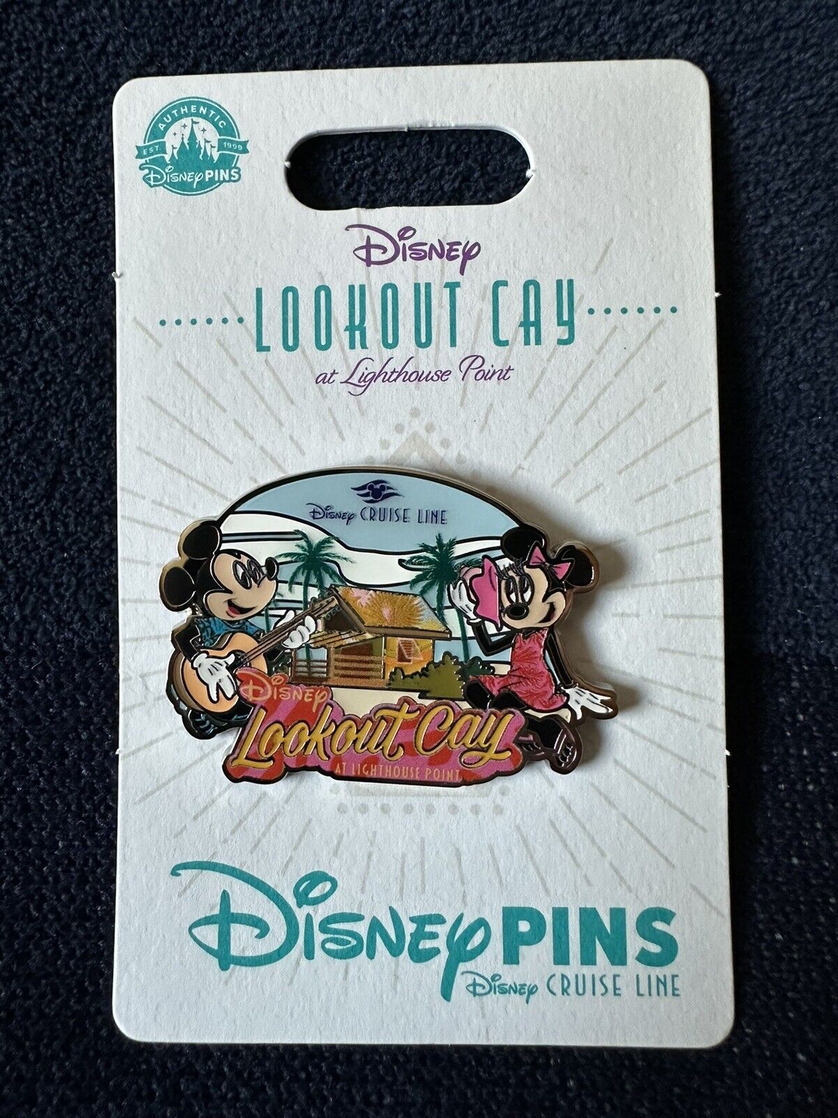 NEW 2024 Disney Cruise DCL Lookout Cay At Lighthouse Point Pin Mickey Minnie