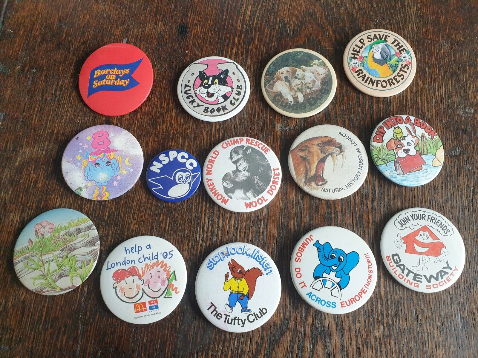 Bundle Of Vintage Pins / Badges / Buttons - 80s/90s - From A Large Collection