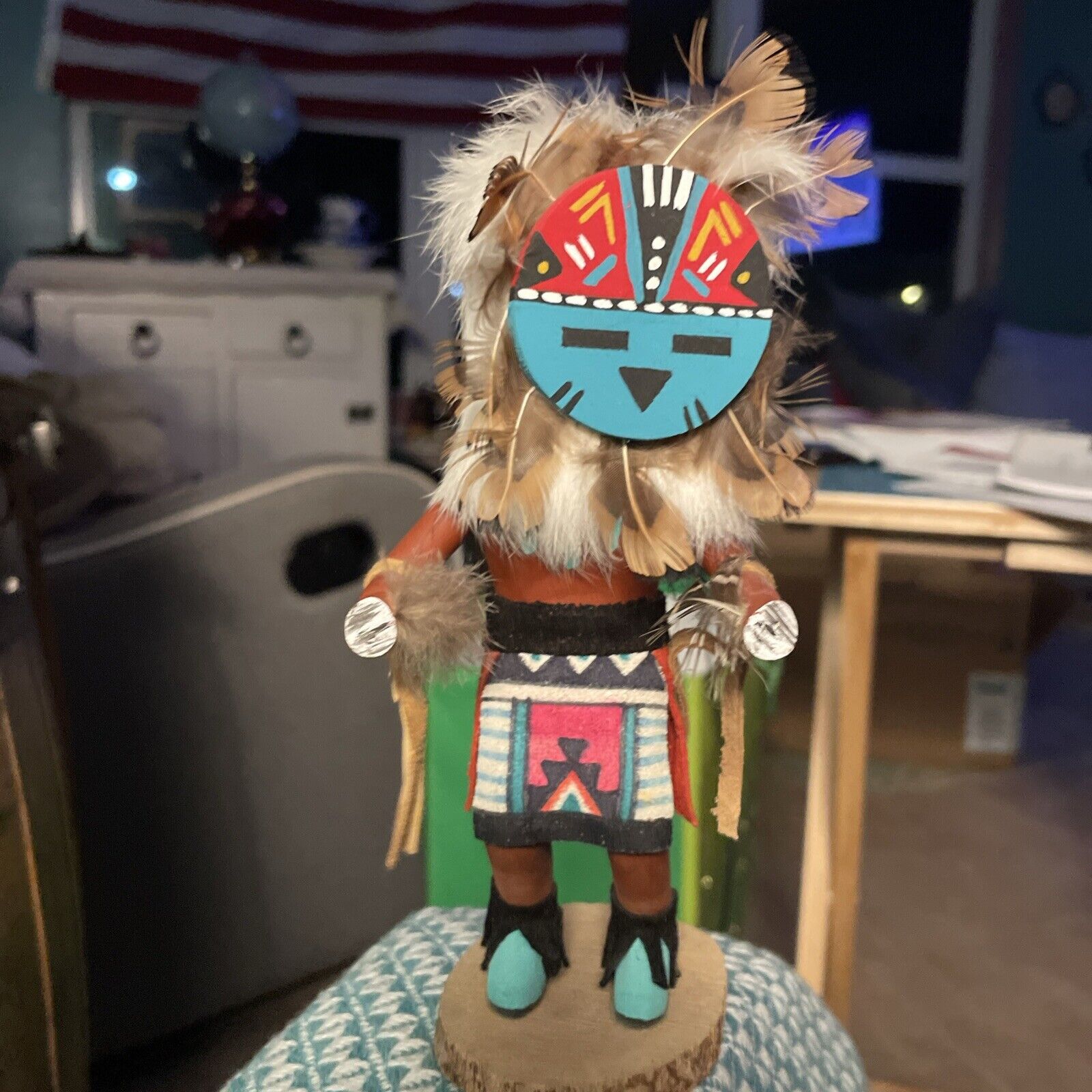 Vintage 7” Native American  Kachina Doll