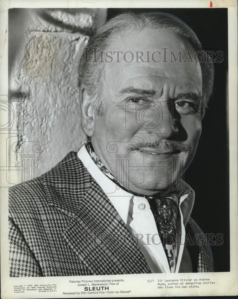 1972 Press Photo Sir Laurence Olivier acts in the movie \