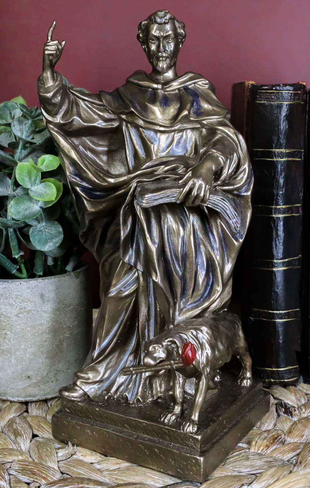 Saint Dominic Figurine Dominican Order Catholic Priest Religious Gift Sculpture
