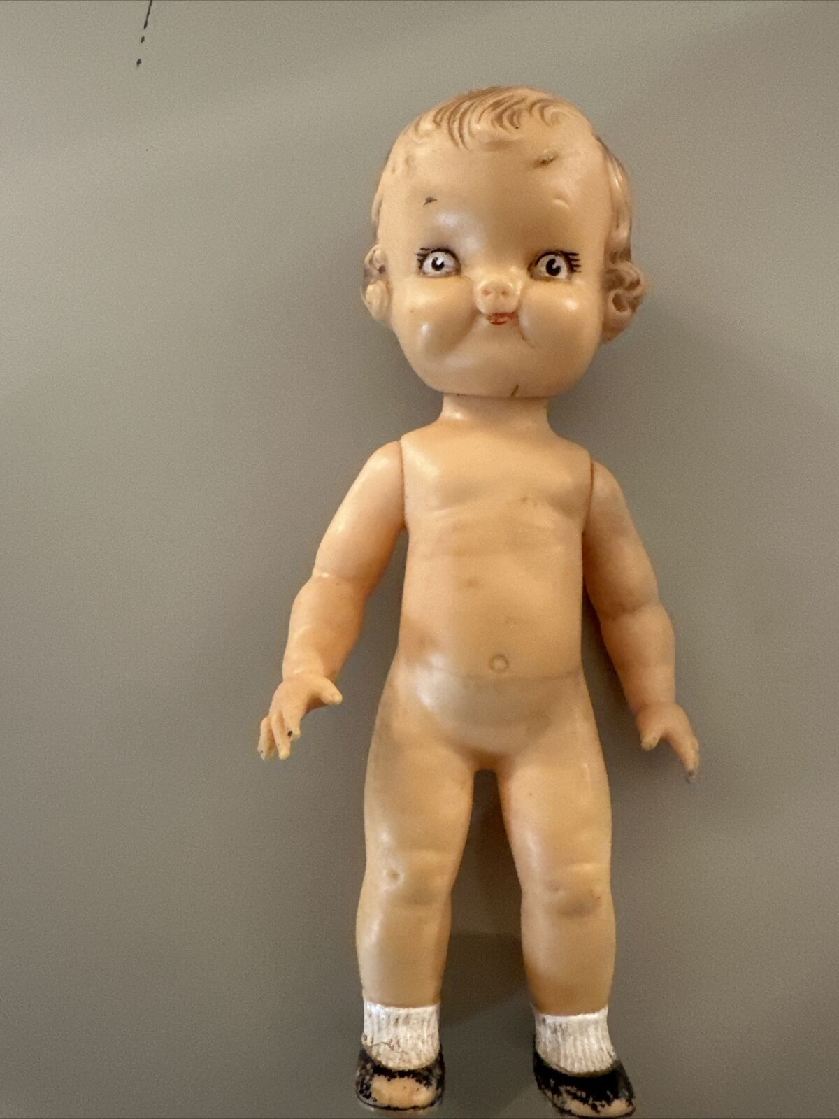 Vintage Campbell Soup Kid Doll 8”  Made by Ideal Toys 1950’s