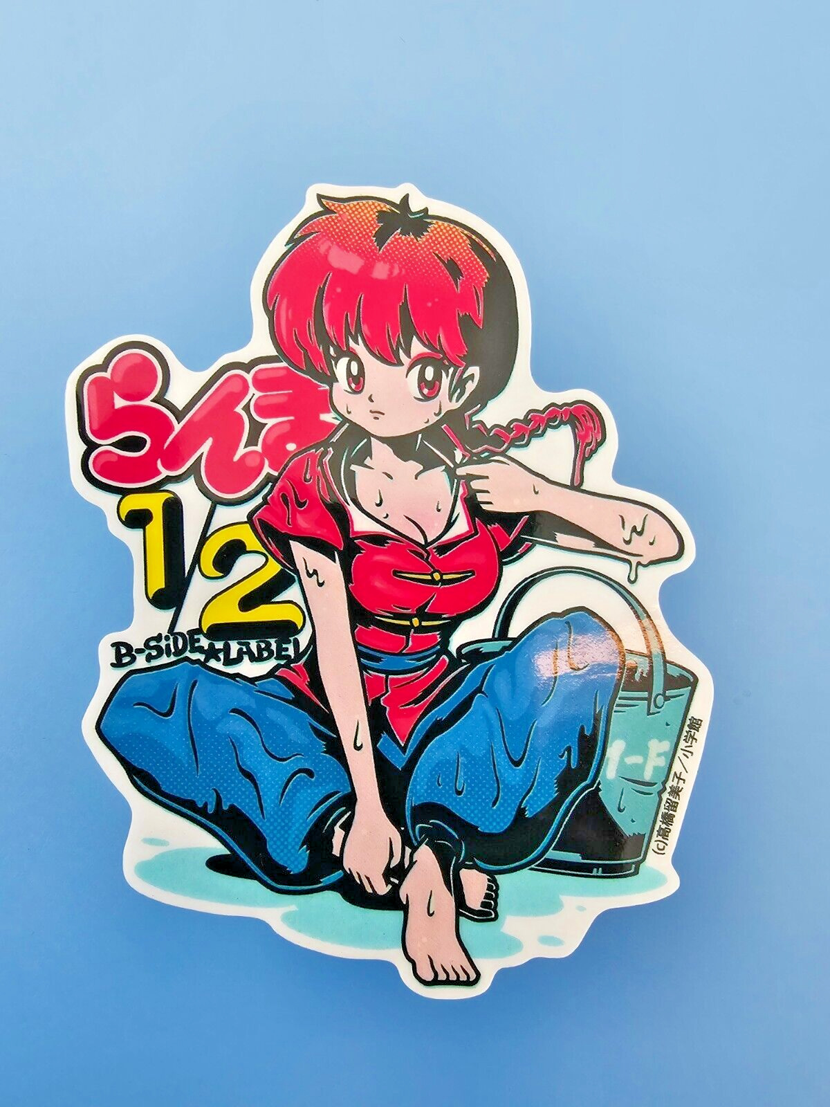 RUMIC WORLD Ramma 1/2 Girl Type Saotome B-SIDE LABEL Sticker US SELLER FAST SHIP
