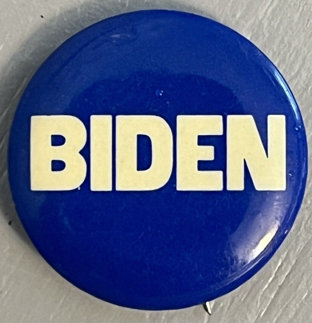 Joe Biden Senate Campaign Vintage Pinback Button Delaware Politics 1978 1984