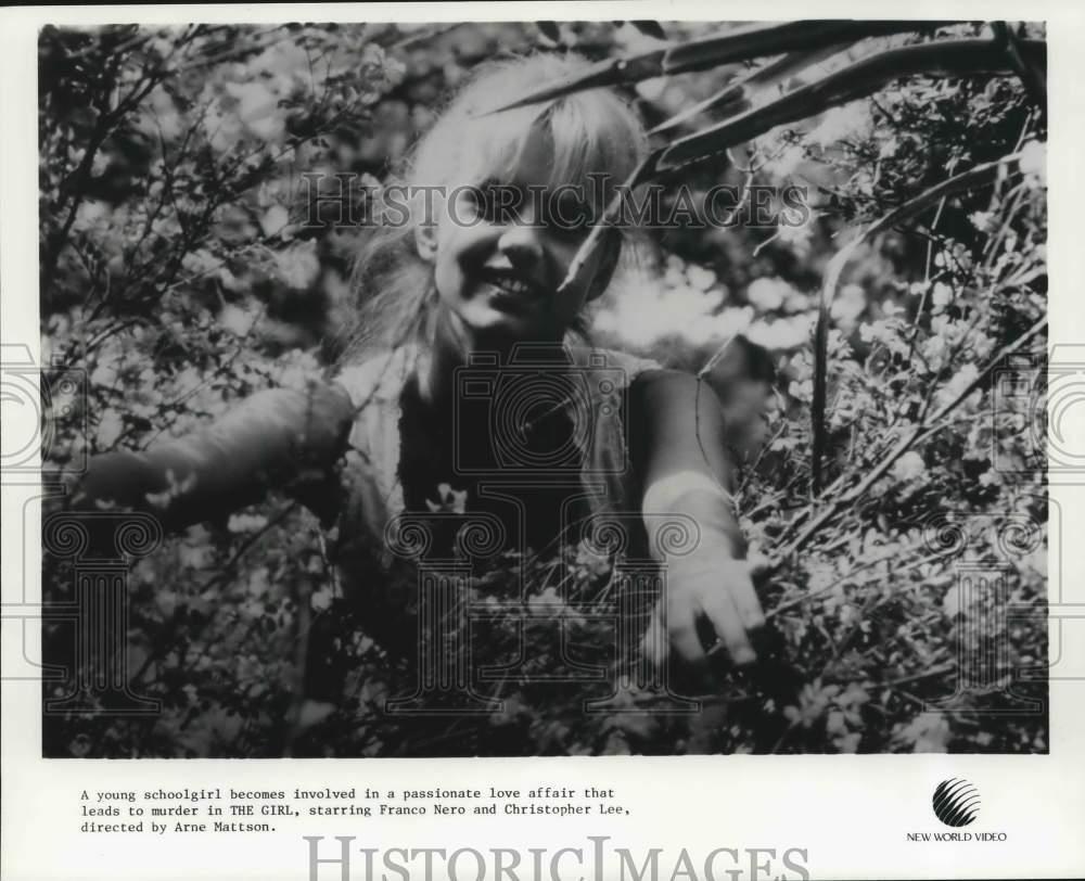 1987 Press Photo Young pretty actress stars in a scene from \