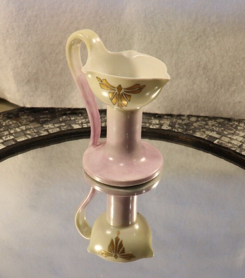 ANTIQUE IMPERIAL VIENNA PORCELAIN SINGLE CANDLE HOLDER 1915 STAMPED & SIGNED