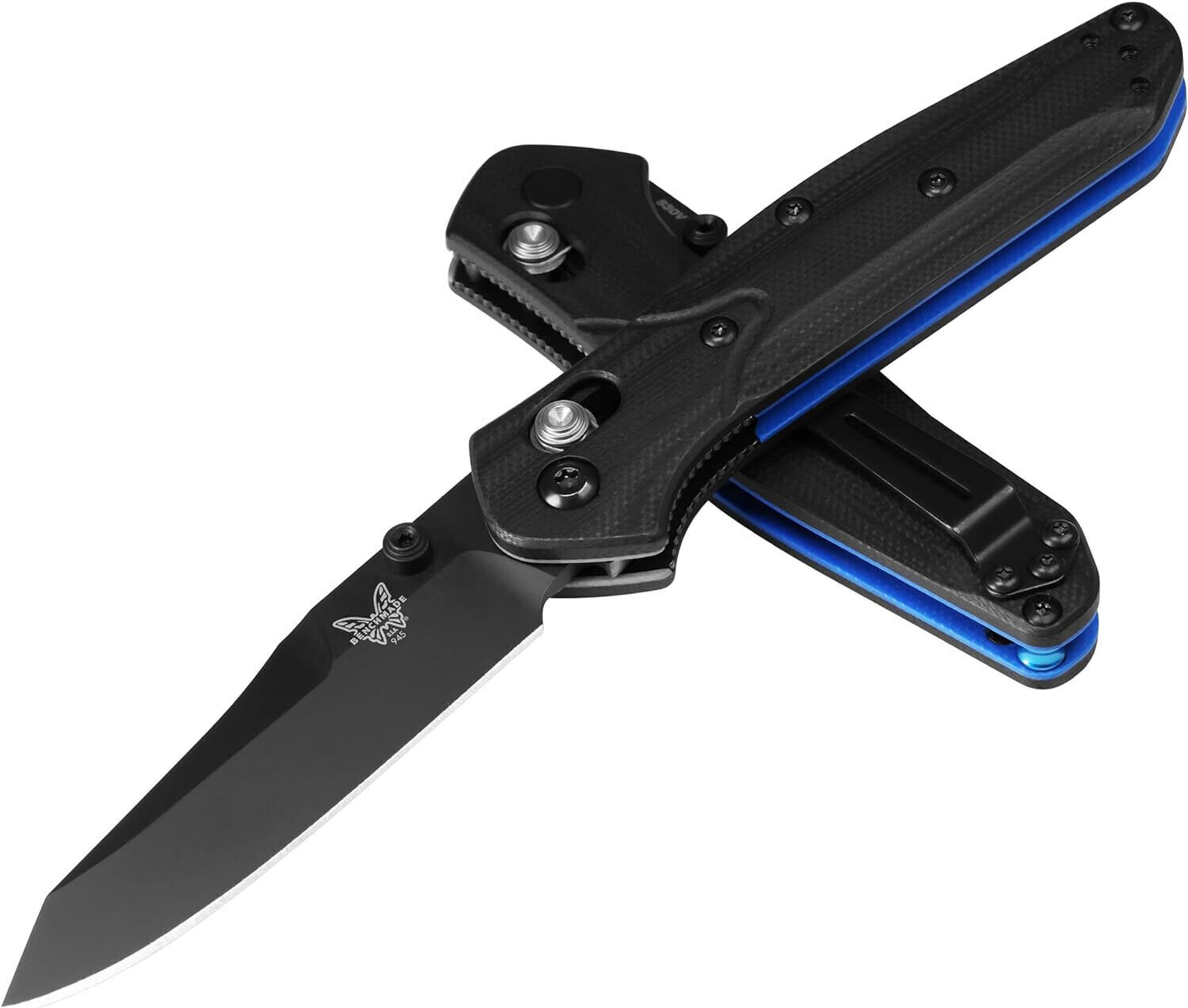 Benchmade - Mini Osborne 945 Folding Knife with Black G10 Handle (945BK-1)