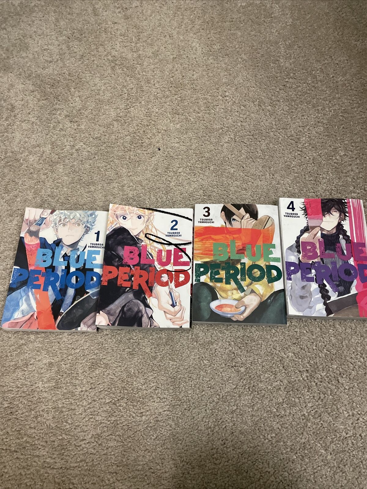 Blue Period Manga Vol. 1-4 English By Tsubasa Yamaguchi Lot of 4