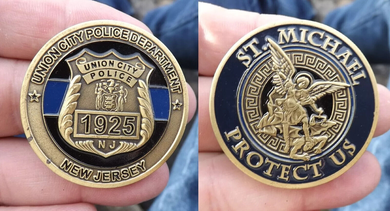 Union City NJ Police Dept Challenge Coin