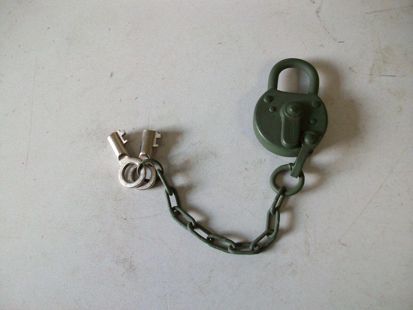 Vintage Military ABUS lock for Unimog or Pinzgauer tool boxes