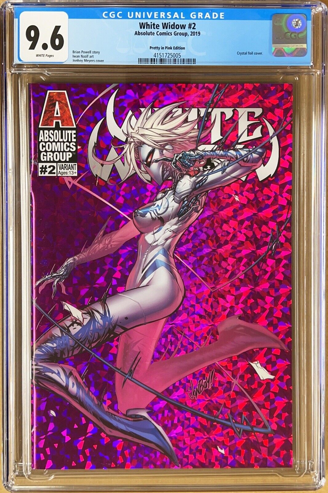 White Widow #2 - Pretty In Pink Edition- CGC 9.6