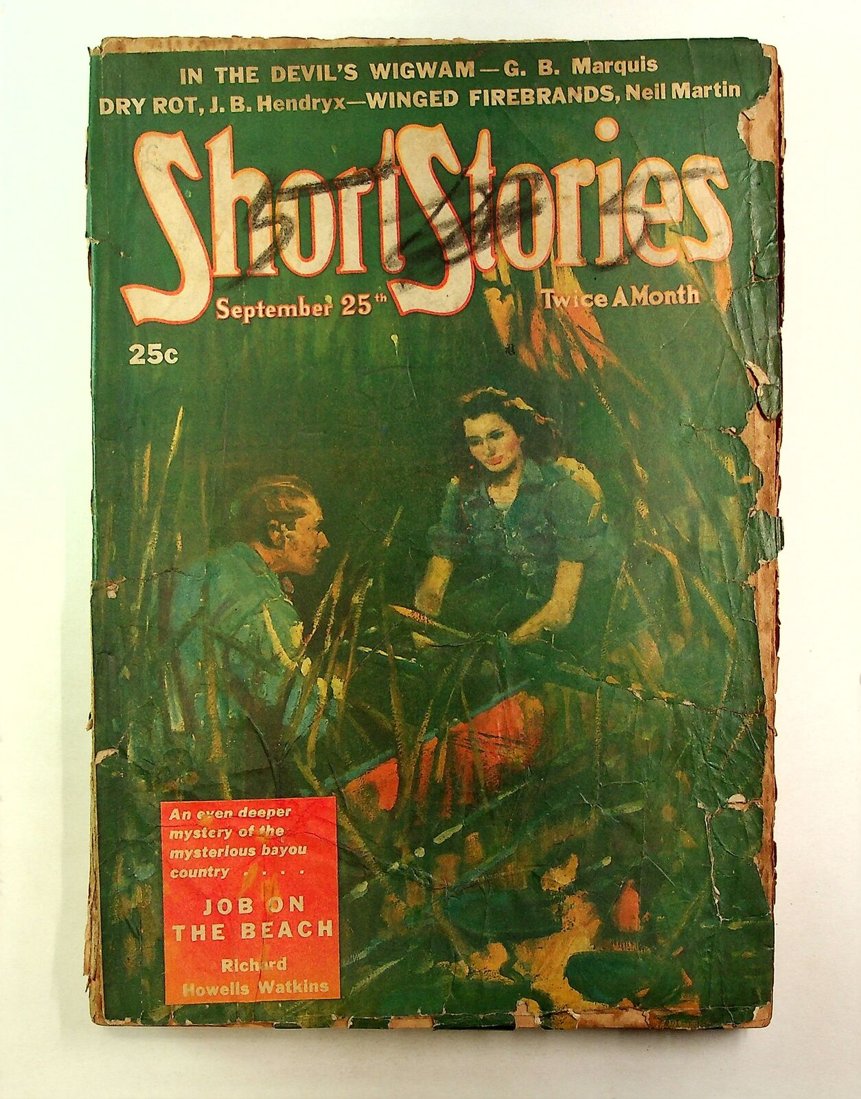 Short Stories Pulp Sep 25 1944 Vol. 188 #6 FR Low Grade