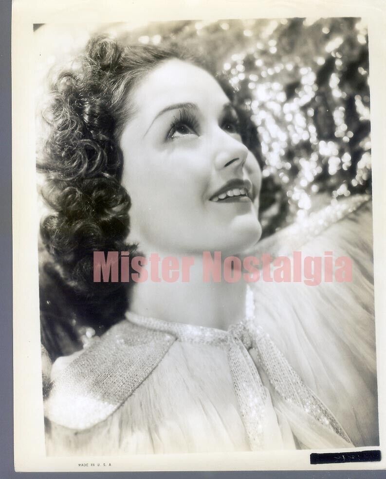 Lovely young Lynn Bari vintage 1937 Fox Studio closeup photo rare original