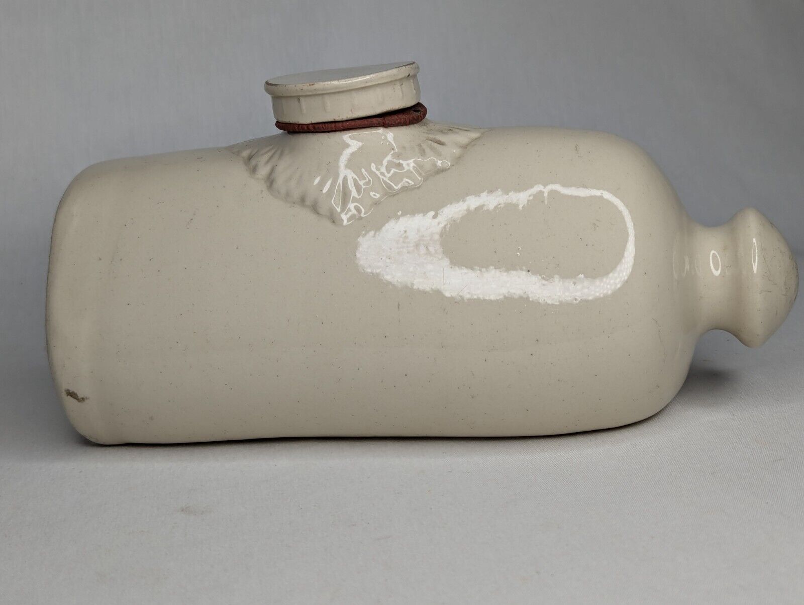 Antique Lovatt\'s Langley Ware Ceramic Foot Warmer Made in England