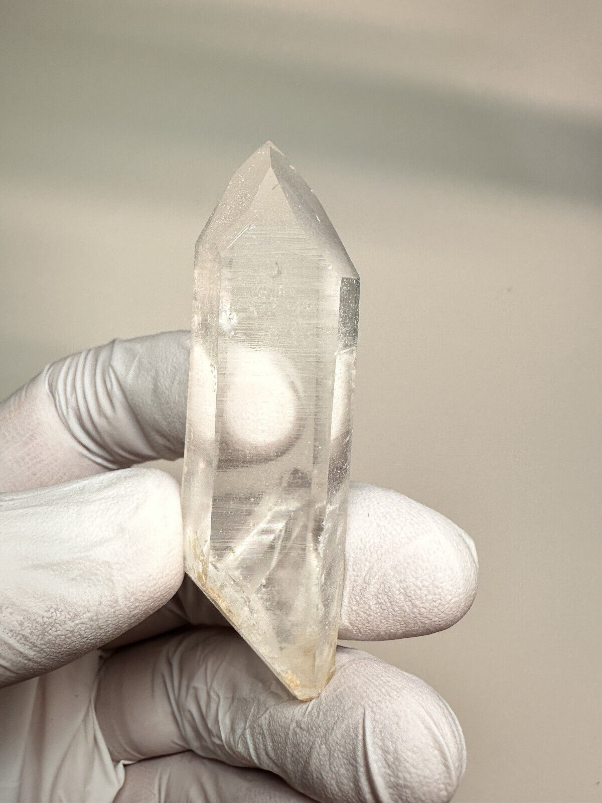Record Keepers__Large Optical Clear Arkansas Quartz Crystal Double Point