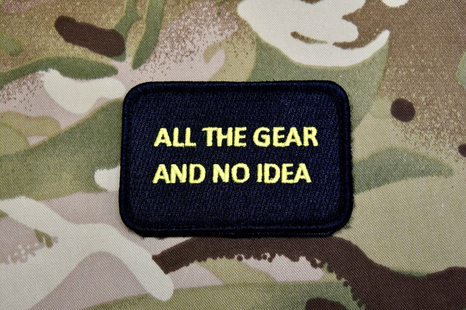 All The Gear And No Idea Embroidered Morale Patch 3\