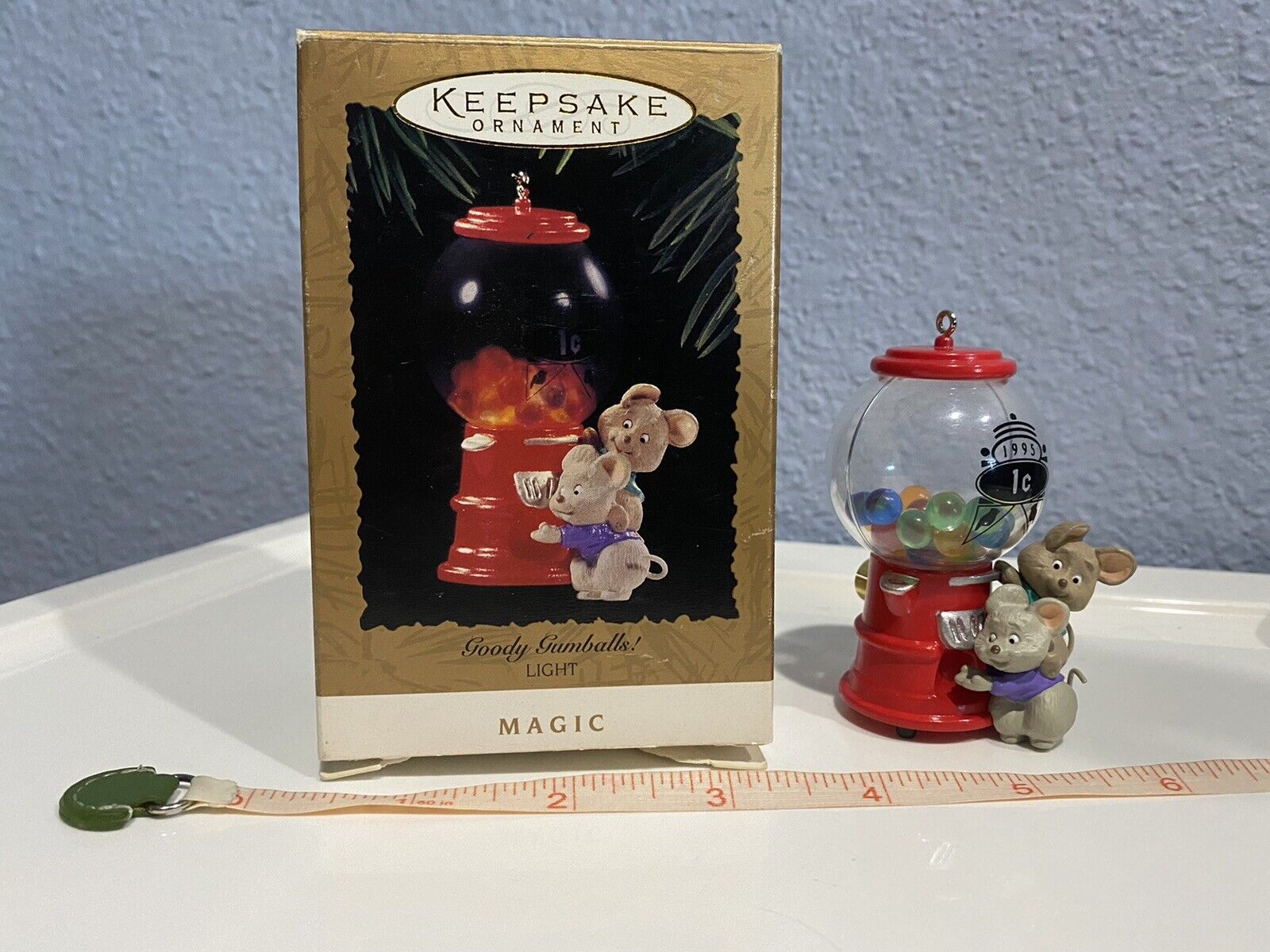 Hallmark Keepsake Goody Gumballs Light Magic Ornament 1995