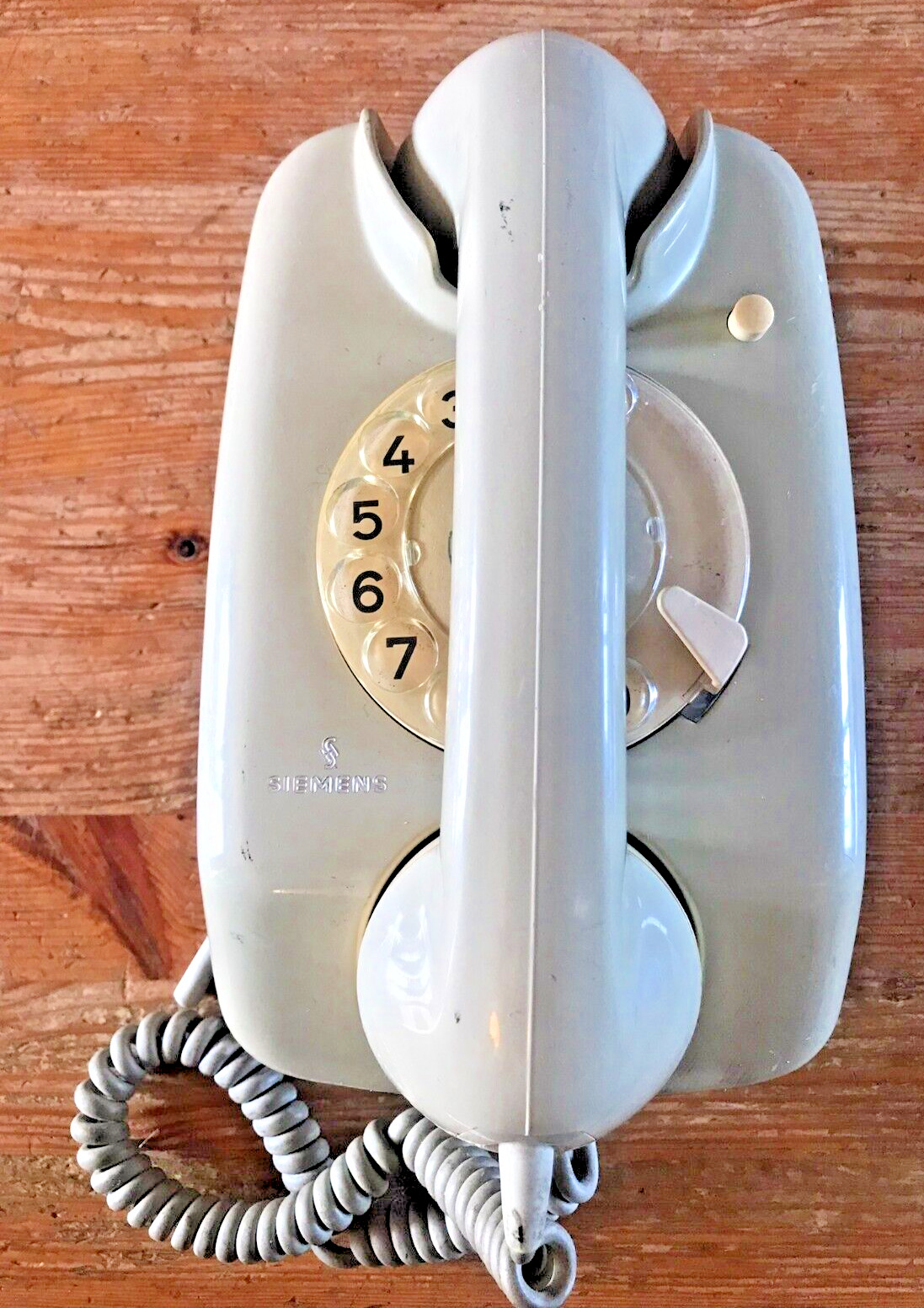 Vintage Siemens Rotary Phone Wall Telephone Made In Germany 11/10C Rare HTF
