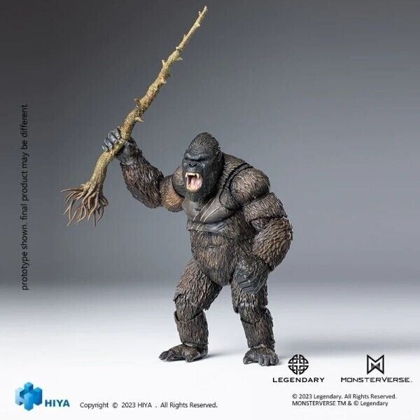 Hiya Exquisite Basic 1/12 King Kong Skull Island Ebk0085 Ken Godzilla Ghidorah