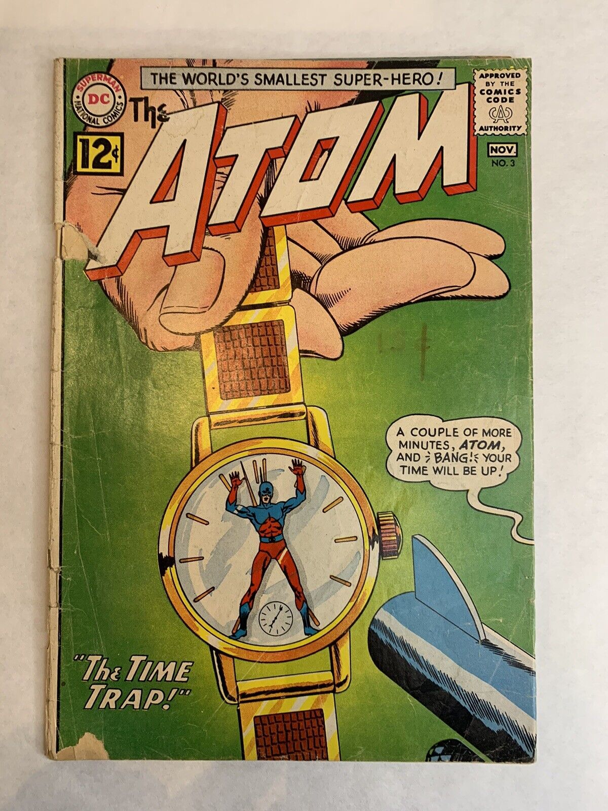 The Atom #3 OCT 1962 1st App of Chronos