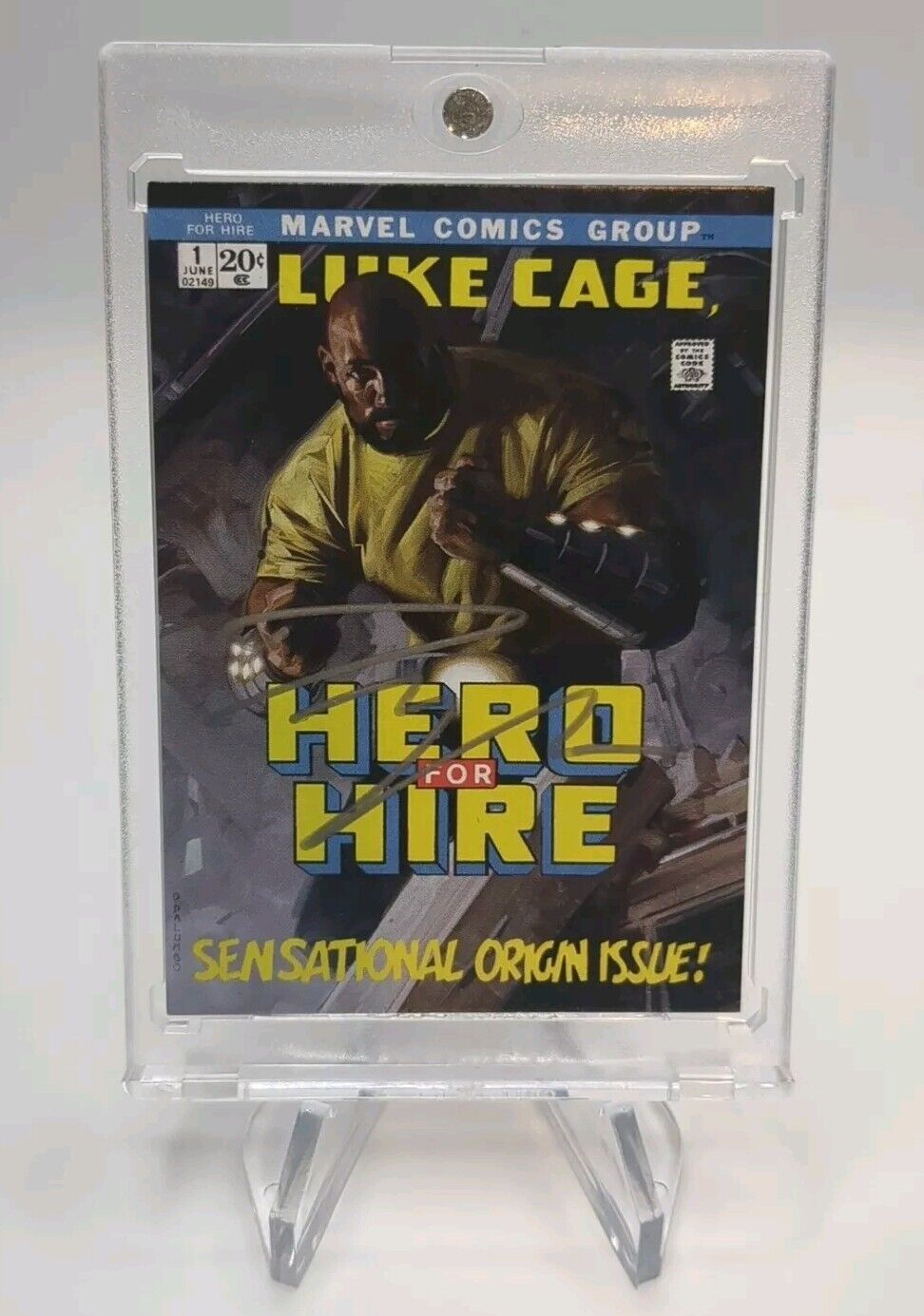 2020 Marvel Masterpieces #6 Luke Cage What If Auto 02/10