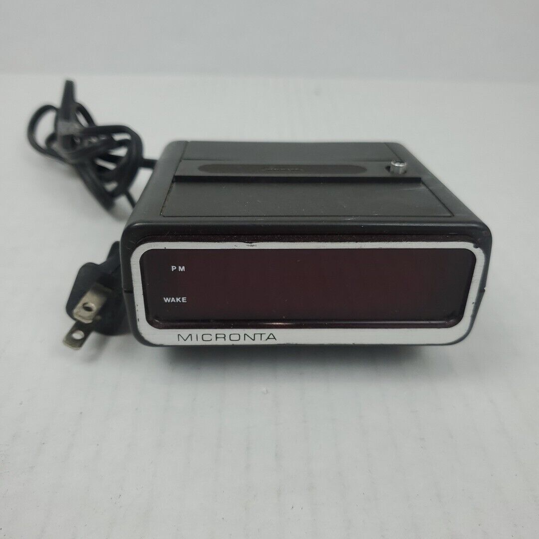 Vintage Micronta Alarm Clock 63-614B MMEATX