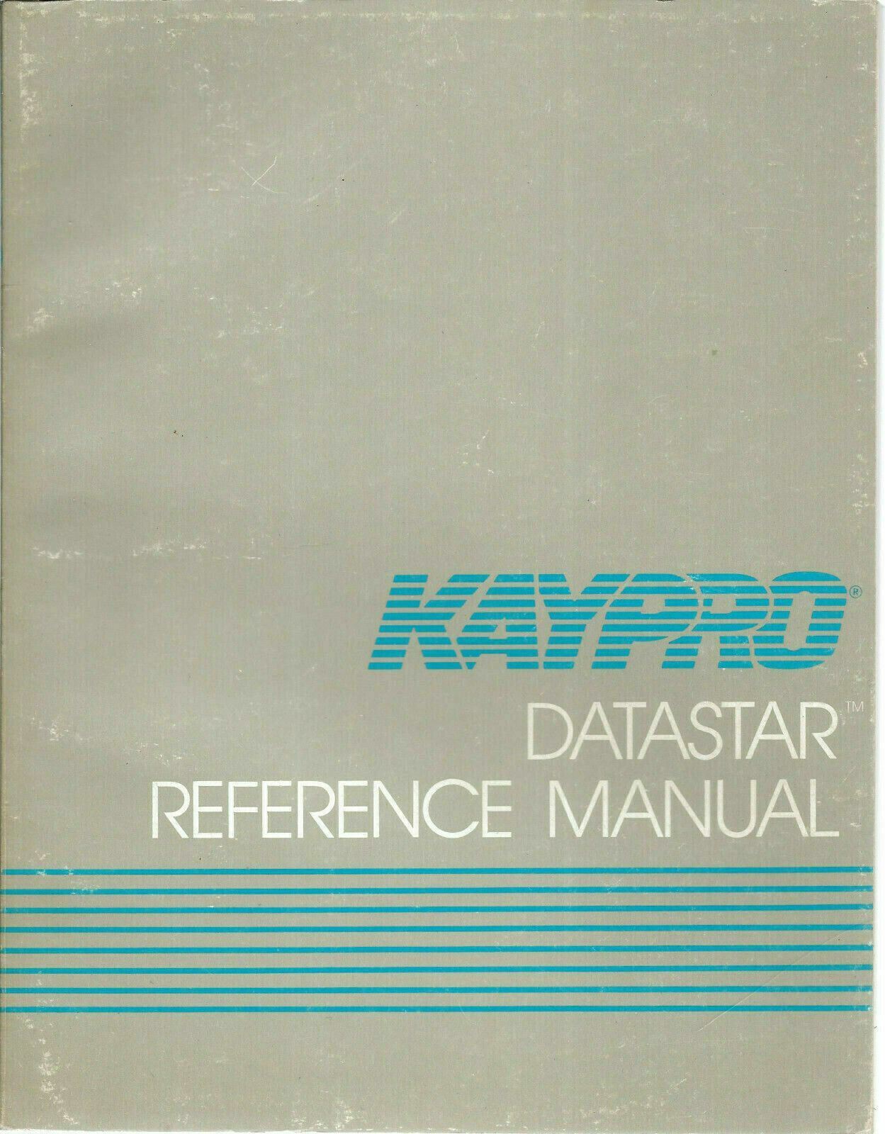 ITHistory (1982) Manual: KAYPRO \