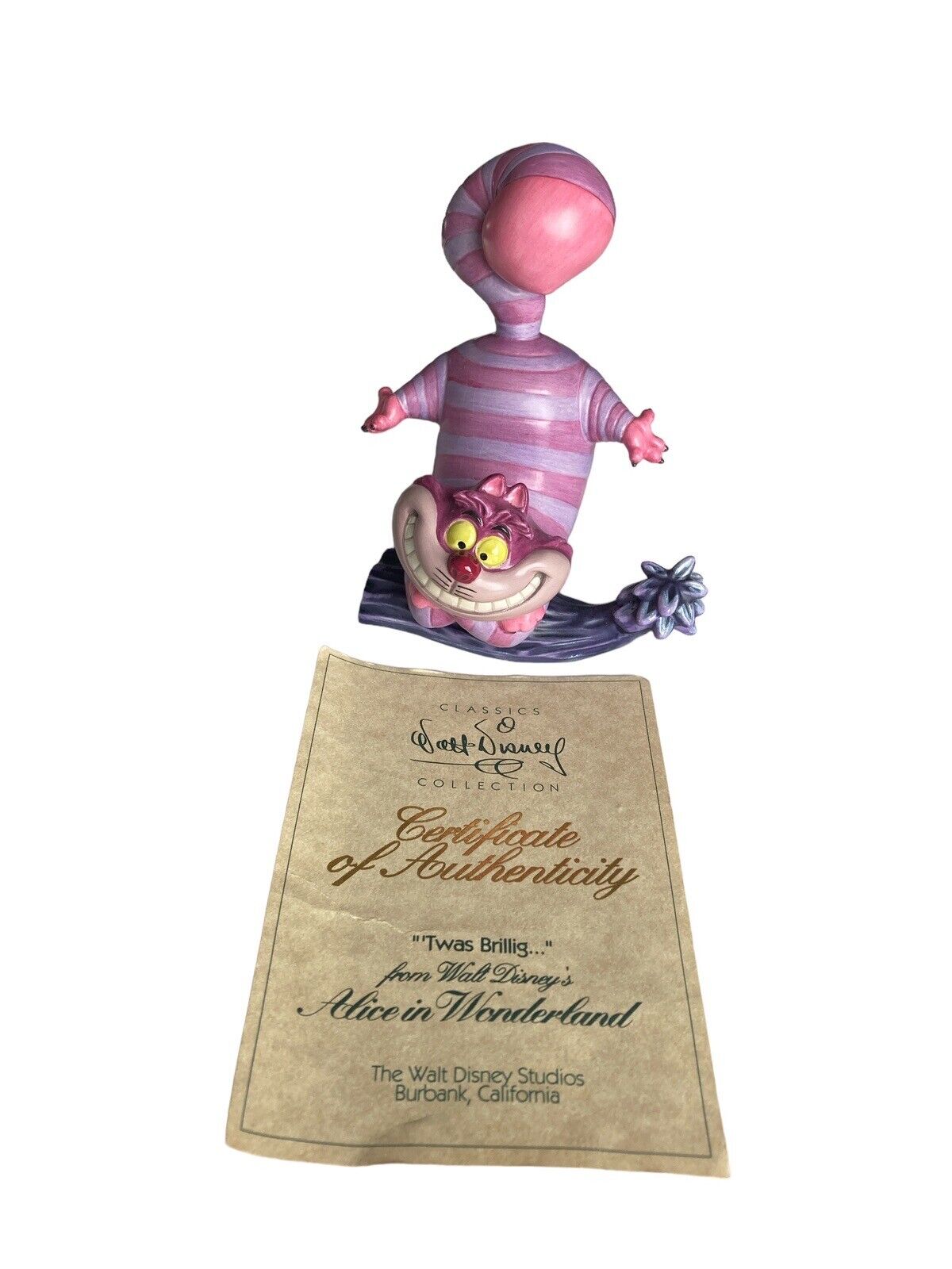 Vintage Walt Disney Classics Alice in Wonderland Cheshire Cat \